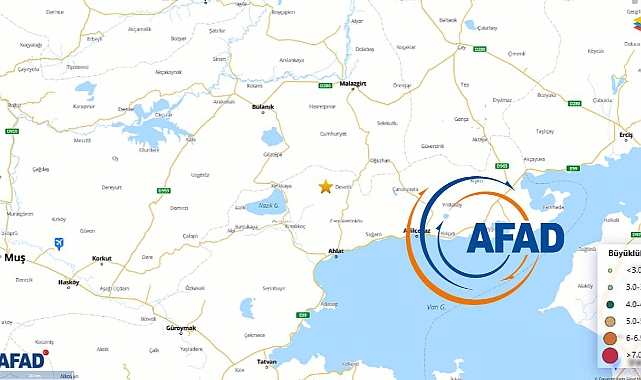 Son dakika AFAD duyurdu: Bitlis'te deprem oldu!