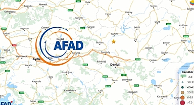 Son dakika AFAD duyurdu: Denizli'de korkutan deprem! Denizli depremi verileri açıklandı...