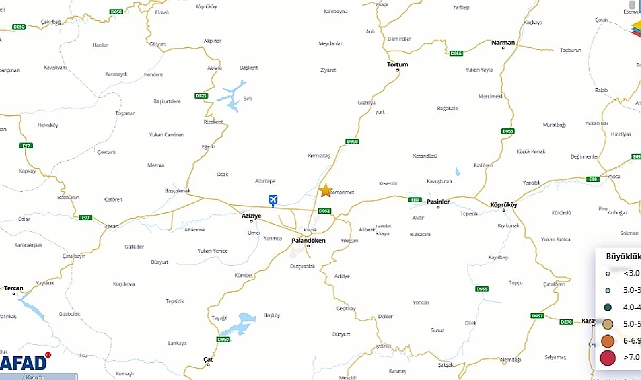 Son dakika AFAD duyurdu Erzurum'da deprem! Deprem bu illerde hissedildi