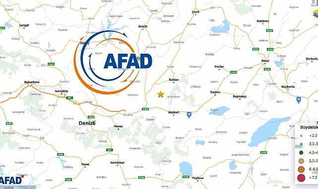 Son dakika deprem AFAD duyurdu: Denizli'de bu sabah deprem oldu!