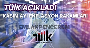 Son dakika TÜİK açıkladı: Kasım ayı enflasyon rakamları (TEFE-TÜFE)