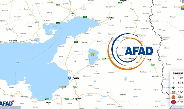 Van'da deprem! Son dakika AFAD ilk verileri paylaştı...