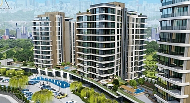 428 konutluk Senkron Beytepe projesinde teraslı, bahçeli evler satışta