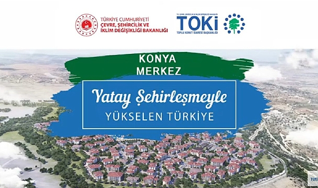 Konya'da TOKİ 250 bin sosyal konut kura heyecanı
