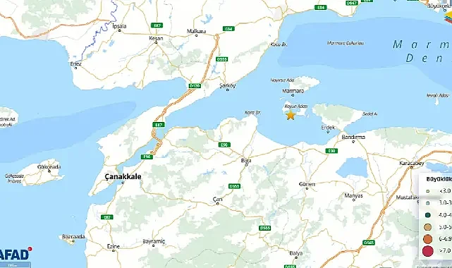 Son dakika AFAD açıkladı: Balıkesir'de deprem!