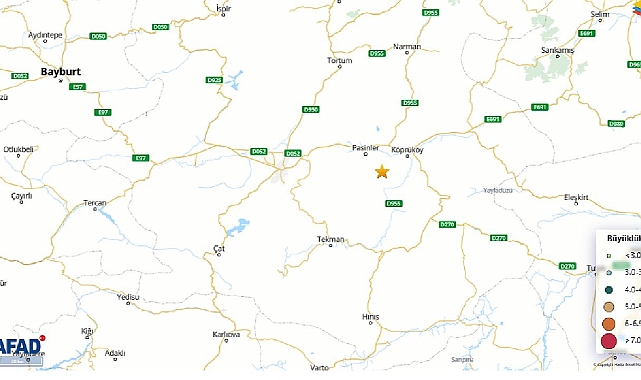 Son dakika AFAD açıkladı: Erzurum'da korkutan deprem! Bu illerde hissedildi...