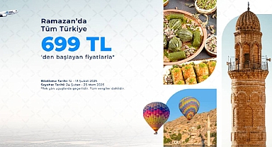 AJet Ramazan'a özel ucuz bilet kampanyası: 699 TL'ye uçak bileti