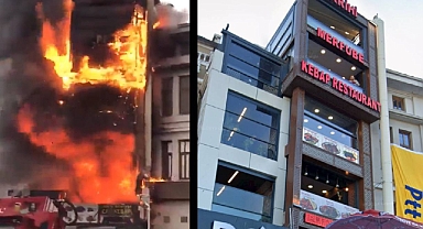 Mısır Çarşısı yakınında yangın!