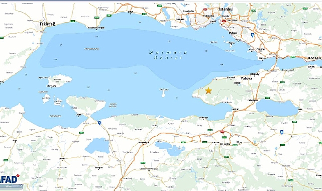 Son dakika AFAD duyurdu: Yalova'da deprem oldu