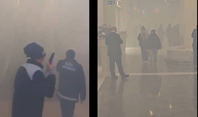 Son dakika: Üsküdar Akasya AVM'de yangın!