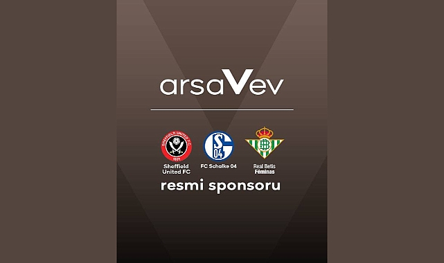 Gayrimenkul sektörünün ünlü arsa markası Avrupa’da üç büyük ligde takımlara sponsor oldu