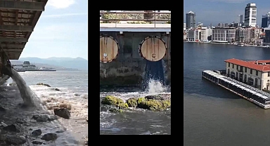 İZSU Körfezi böyle kirletiyor! İzmirli bu görüntüleri umursamıyor...