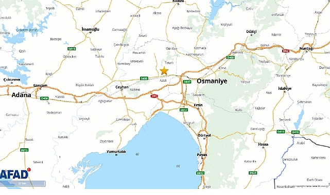 AFAD son dakika duyurdu: Adana Ceyhan'da deprem oldu!