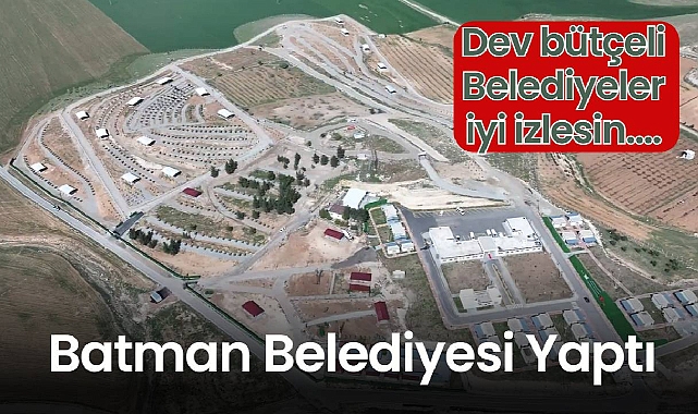 Batman'da 170 dönüm üzerine örnek olacak dev barınak hizmete girdi