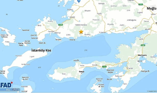 Muğla Bodrum'da korkutan deprem! AFAD son dakika duyurdu...