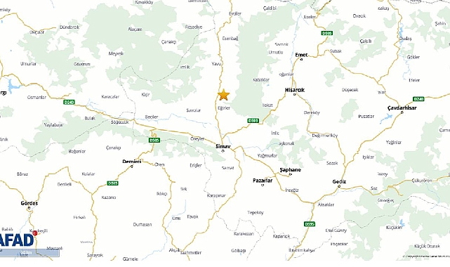 Son dakika AFAD duyurdu: Kütahya Simav sabaha kadar onlarca deprem ile sallandı