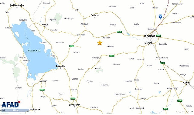 Son depremler AFAD duyurdu: Konya ve Antalya'da deprem!