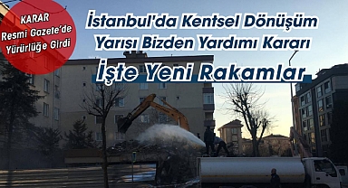 İstanbul'da Kentsel Dönüşüm Yarısı Bizden Yardımı Kararı Resmi Gazete'de