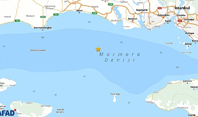 Son dakika AFAD açıkladı: İstanbul'da Büyükçekmece açıklarında deprem