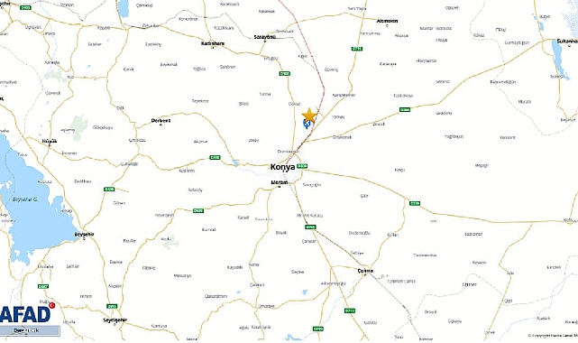 Son dakika AFAD açıkladı: Sabaha karşı Konya'da korkutan deprem!