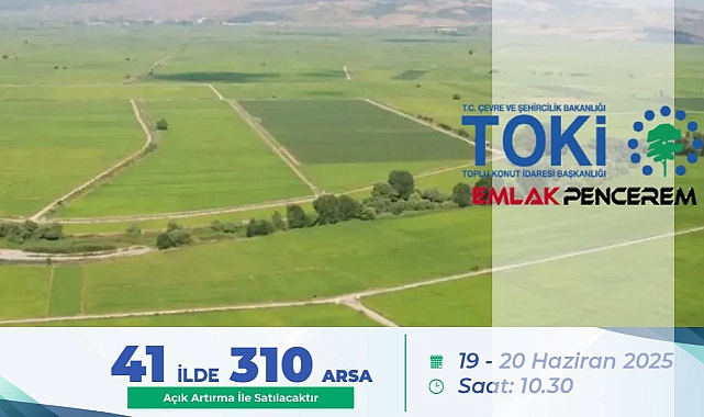 Arsa mı lazım? TOKİ'den taksitle arsa