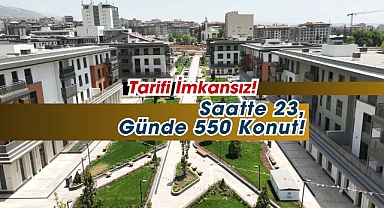 Bakan Kurum, tarifi imkansız! "Saatte 23, günde 550 konut…"