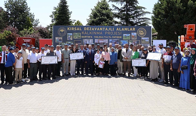 Bartın'da üreticiye makine ve ekipman desteği