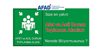 e-Devlet 31 bin güvenli toplanma alanı