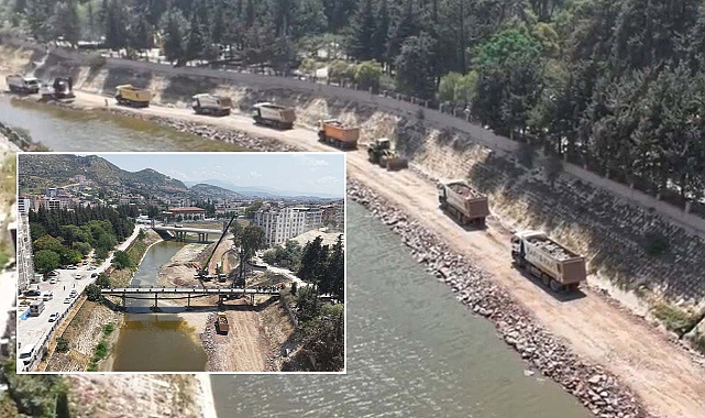 Hatay'da Asi Nehri ıslah çalışmaları hızlı başladı