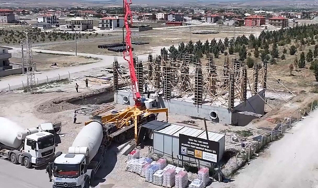 Konya'nın modern içme suyu terfi istasyonu inşaatı hızla ilerliyor