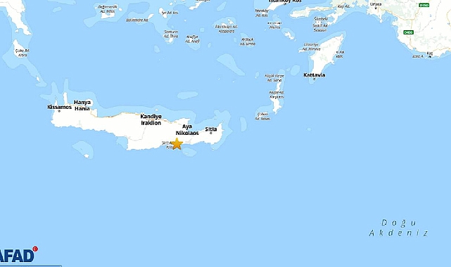 Son dakika AFAD açıkladı: Ege Denizi açıklarında Muğla Datça'da 5.0 büyüklüğünde yeni deprem