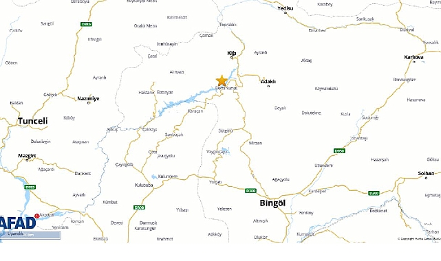 Son dakika AFAD duyurdu: Bingöl'de korkutan deprem....