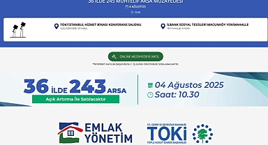 36 ilde TOKİ'den arsa satışı