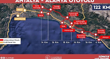 Antalya-Alanya Otoyolu geliyor