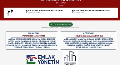 Arsa yatırımcısı için 56 ilde 642 arsa ihale yöntemiyle satışa çıktı