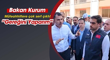 Bakan Kurum, Malatya'da müteahhitlere çok sert çıktı: Gereğini yaparım!