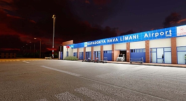 Kapadokya Havalimanı pistlerinden 6 ayda 10 bin üzerinde uçak iniş kalkış yaptı