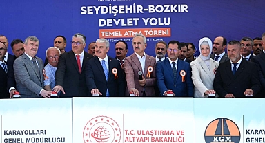 Konya Seydişehir-Bozkır Devlet Yolu temelleri atıldı