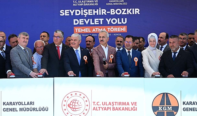 Konya Seydişehir-Bozkır Devlet Yolu temelleri atıldı