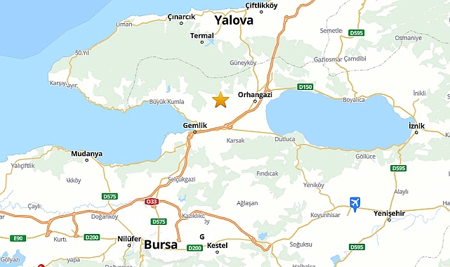 Son dakika AFAD açıkladı: Bursa'da deprem! Deprem İstanbul'da hissedildi.