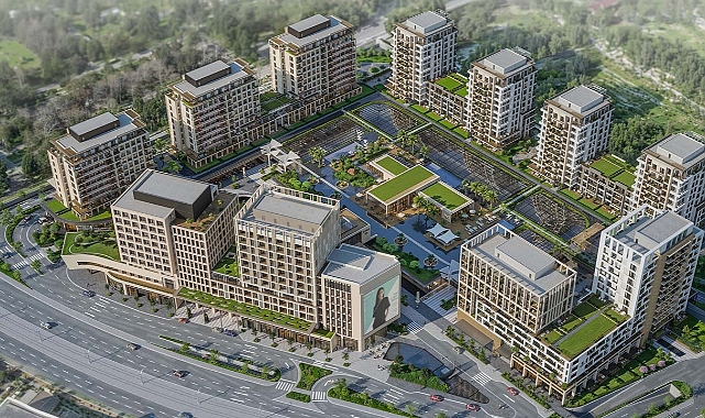 Antalya'nın dev karma yaşam projesi Luviya’da ilk bloklar yükselmeye başladı