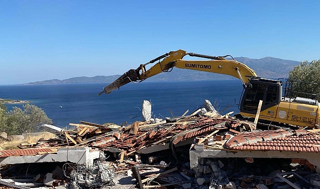 Çanakkale'de Temmuz ayında 15 kaçak yapı yıkıldı