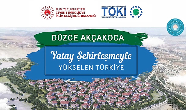 Düzce Akçakoca'da TOKİ konut belirleme kura sonuçları