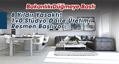 İnşaat sektörünü hareketlendirecek 1+0 stüdyo daire adımı