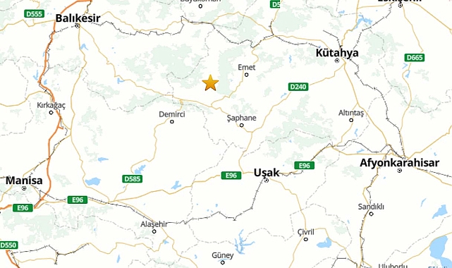 Son dakika AFAD duyurdu: Kütahya'da Simav merkezli art arda depremler