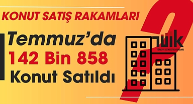 Temmuz'da konut satışları coştu! Konut satış rakamları yüzde 12,4 arttı