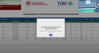 Adana'da 40 Daire İçin 1341 Başvuru! TOKİ Adana İmamoğlu kura sonuçları açıklandı