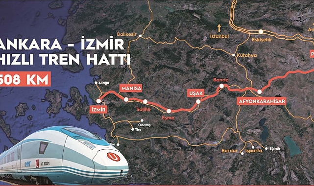 Ankara-İzmir demiryolu projesi için kamulaştırma başlatıldı