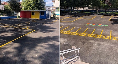 Dev inşaat şirketi Düzce'de okul yeniledi