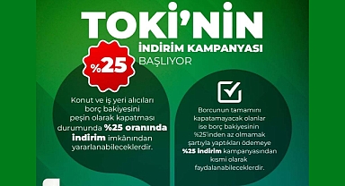 TOKİ'den indirim kampanyası duyurusu! Yüzde 25 indirim ne zaman başlıyor?